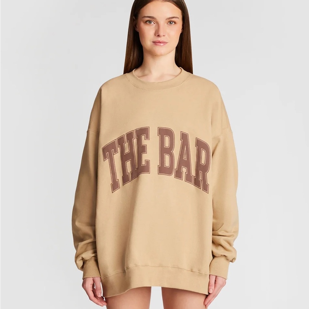 THE BAR VARSITY SWEATSHIRT -CHOCOLATE CHIP